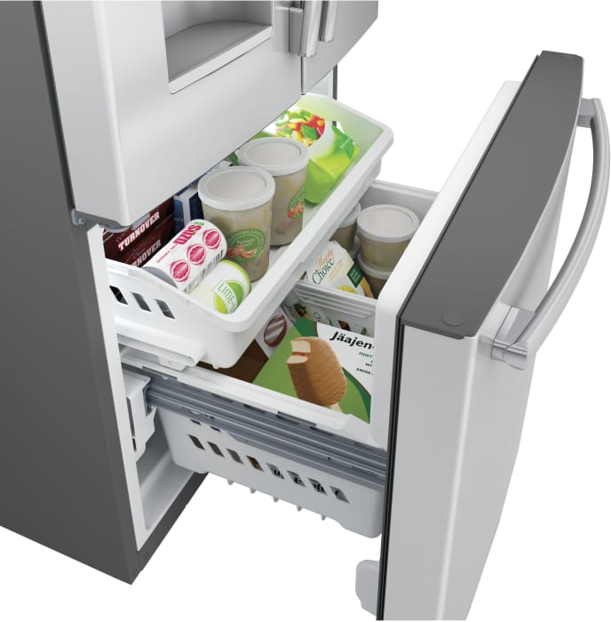 GE GFE24JSKSS 33 Inch French Door Refrigerator with 23.6 cu. ft