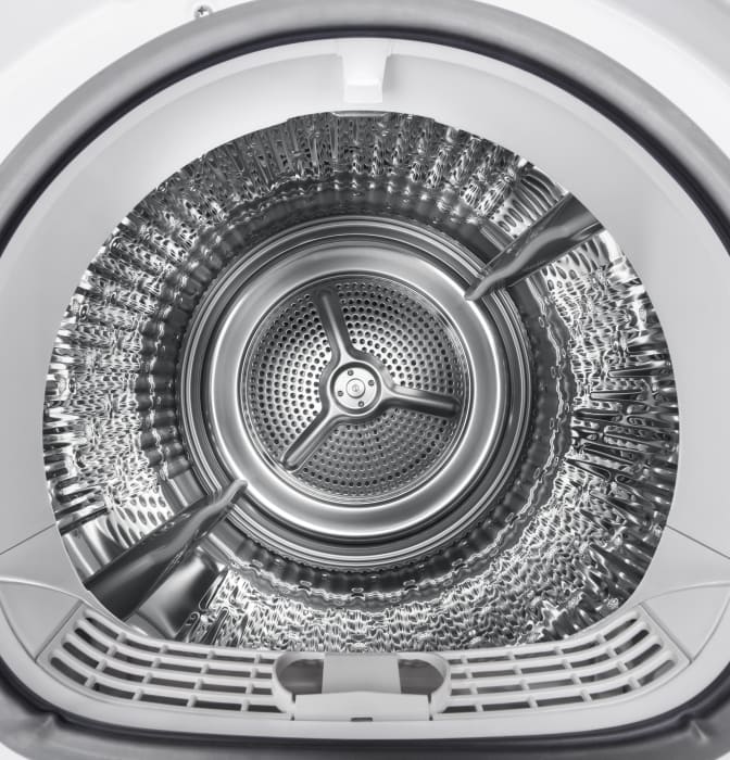 GE GFT14ESSMWW 24 Inch Electric Dryer with 4.1 Cu. Ft. Capacity, Damp