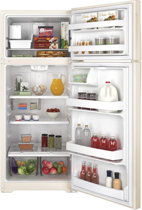 GE GIE18GTHCC 28 Inch Top-Freezer Refrigerator with 17.5 cu. ft ...
