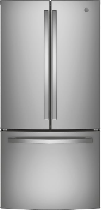 GE GNE25JYKFS 33 Inch French Door Refrigerator with 24.7 Cu. Ft