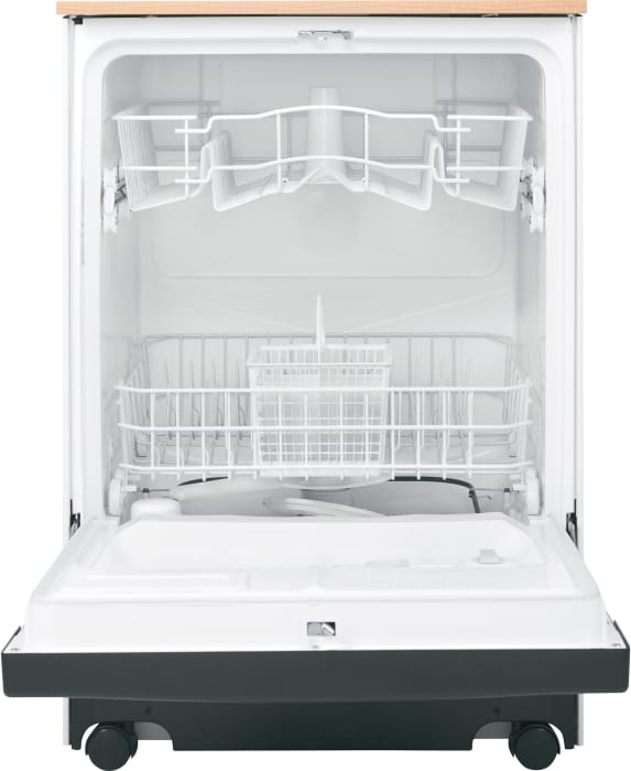 GE GSC3500DWW Full Console Portable Dishwasher with Piranha™ Hard Food
