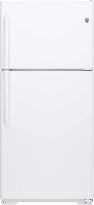 GE GTE18ITHWW 30 Inch Top-Freezer Refrigerator with 18.2 cu. ft