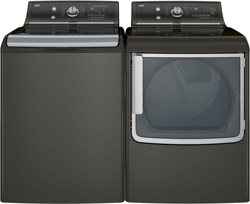 GE GFW450SPKDG 27 Inch Front Load Washer with Steam Option, Sanitize