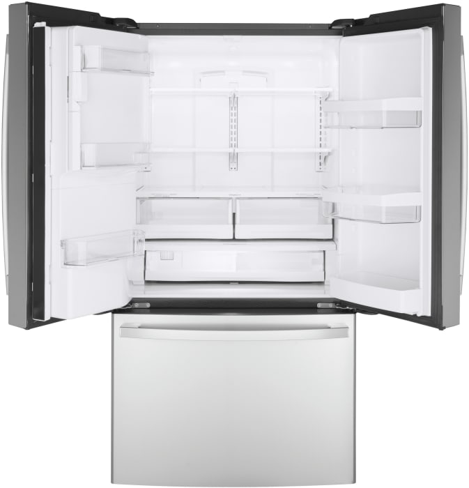 GE GYE22GYNFS 36 Inch Counter Depth French Door Refrigerator with 22.2