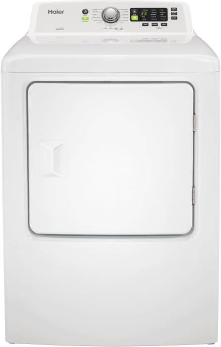 Haier Hltd600aew 27 Inch 6 7 Cu Ft Electric Dryer With 10 Drying Cycles 5 Temperature Selections Custom Cycle 5 Autosensing Dyness Levels Wrinkle Prevent Eco Dry And Stainless Steel Drum