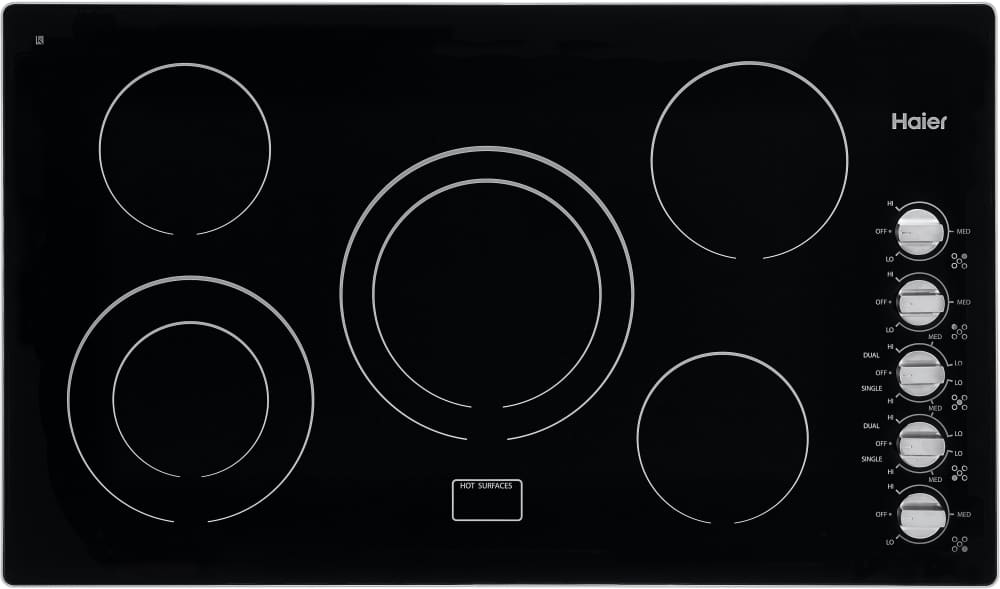 Haier HCC6320AES 36 Inch Electric Radiant Cooktop with 5 Heating