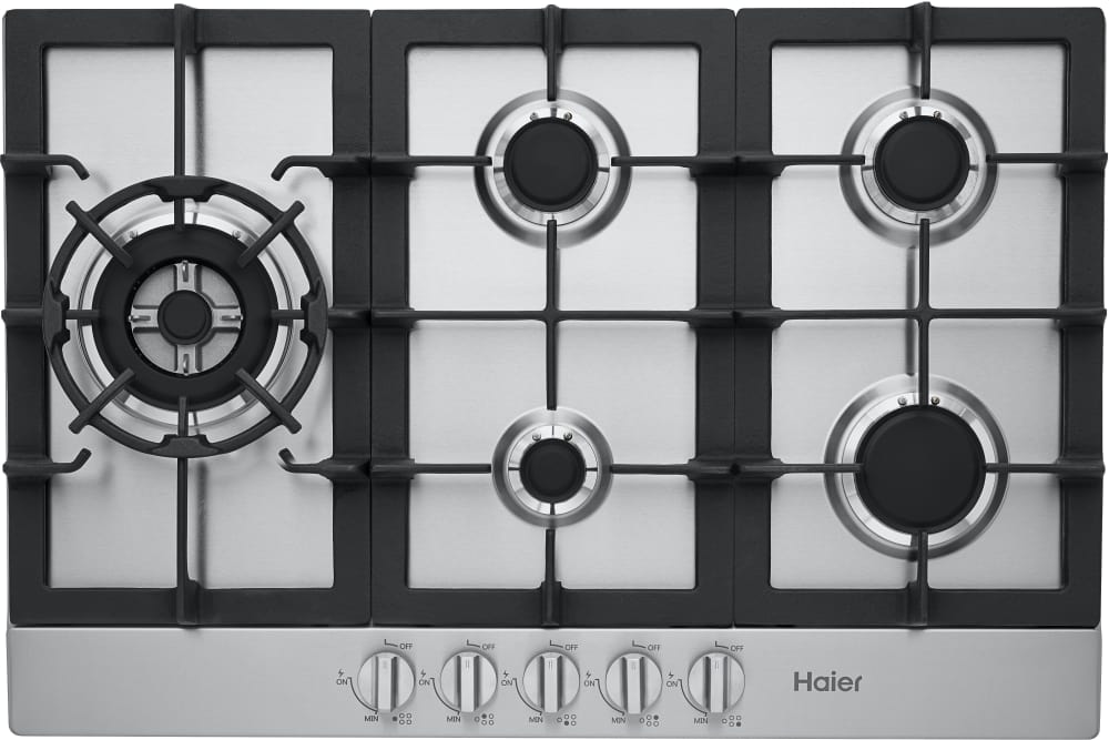 Haier HCC3230AGS 30 Inch Gas Cooktop with Triple Ring Burner