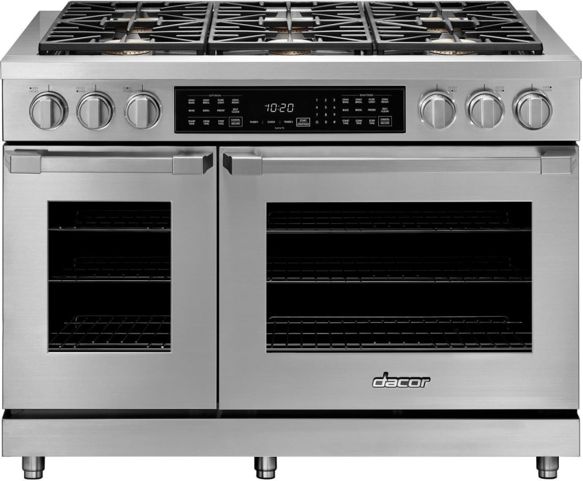 Dacor HDER48SNG 48 Inch Dual Fuel Range with FourPart Pure Convection