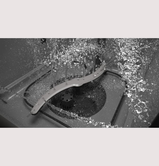 Hotpoint HDF310PGRWW 24 Inch Full Console Dishwasher with 12 Place