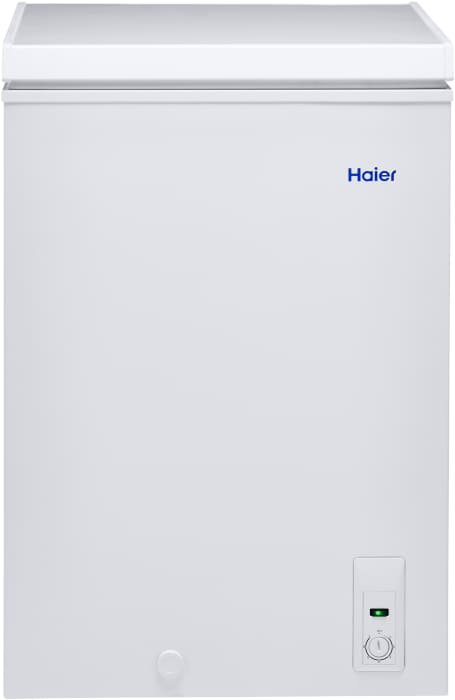 Haier HFC3501ACW 22 1/2 Inch Chest Freezer with 3.5 cu. ft. Capacity ...