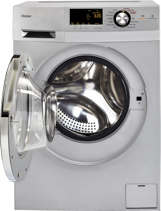 Haier HLC1700AXS 24 Inch Front Load Washer/Dryer Combo with 2.0 cu. ft