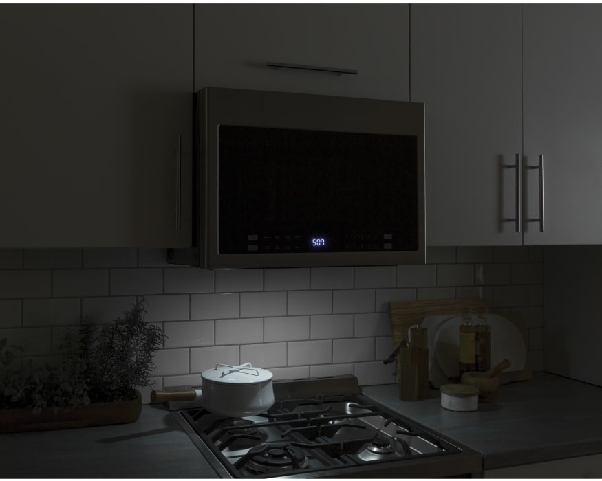 Haier HMV1472BHS 24 Inch OvertheRange Microwave with Sensor Cooking