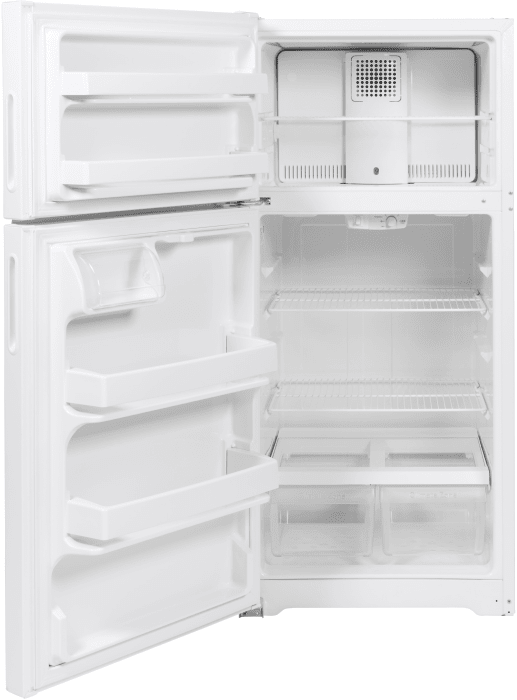Hotpoint HPE16BTNLWW 28 Inch Top Freezer Refrigerator with 15.6 Cu. Ft