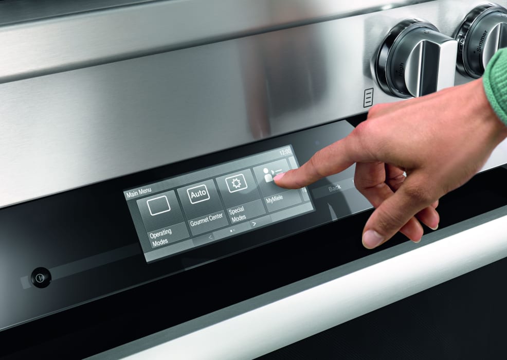 Miele HR19362LP 36 Inch Freestanding DualFuel Range with 5.8 cu. ft