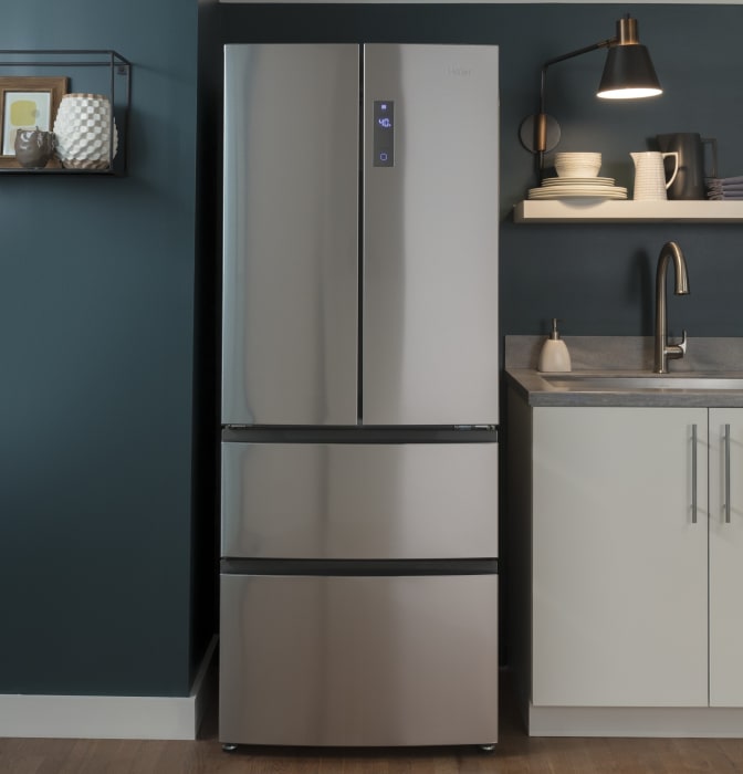 Haier HRF15N3AGS 28 Inch 4Door Counter Depth French Door Refrigerator