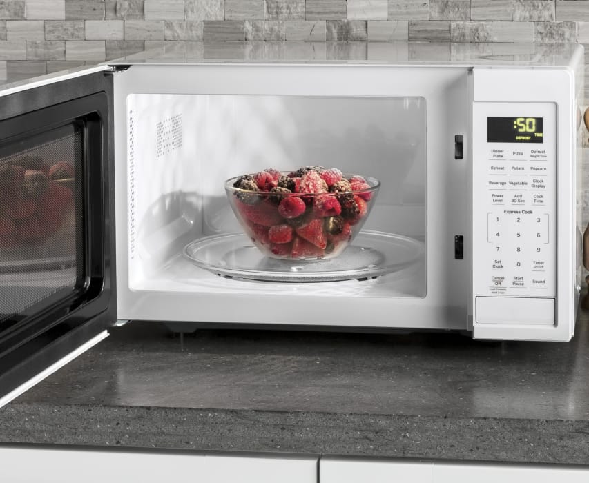 GE JES1095DMWW 0.9 cu. ft. Countertop Microwave Oven with Convenience
