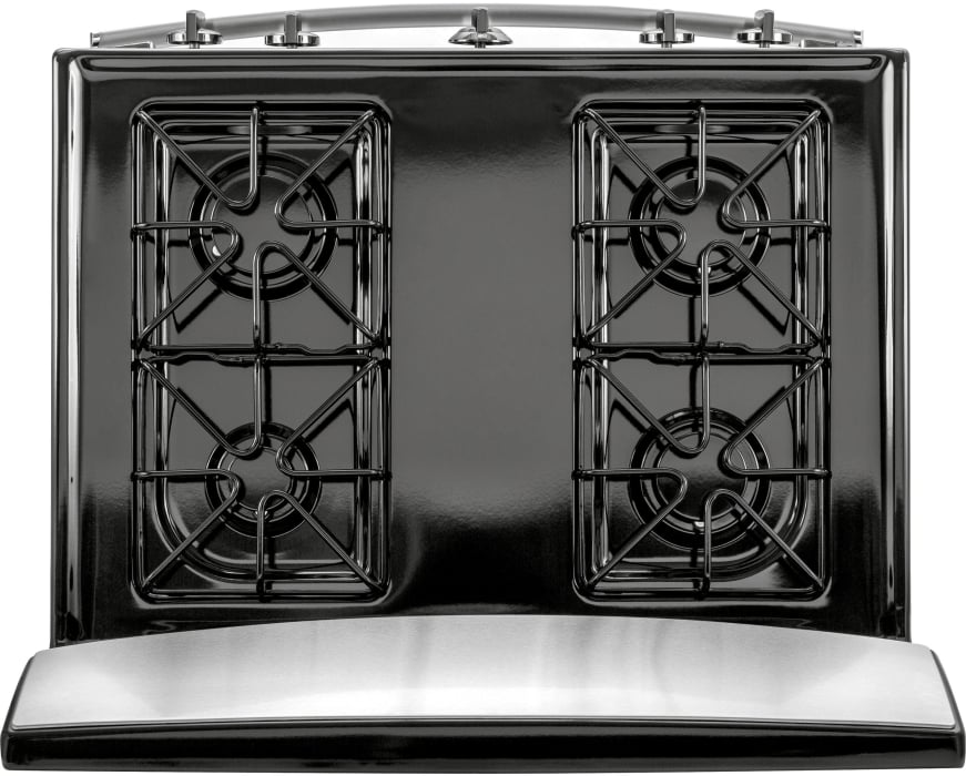 GE JGBS30REKSS 30 Inch Freestanding Gas Range with 4 Sealed Burners, 4.