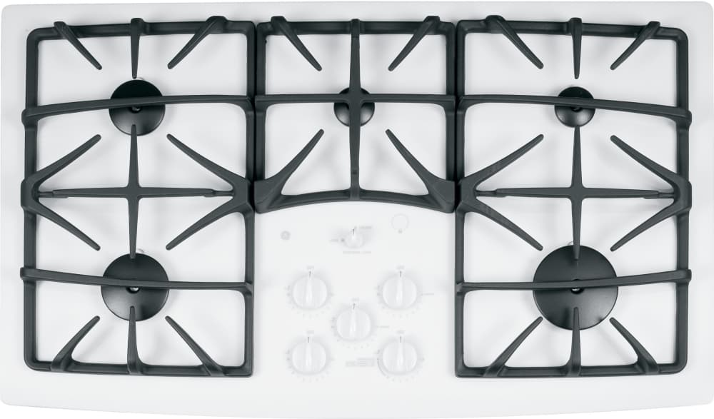 Ge Jgp970tekww 36 Inch Gas Cooktop With 5 Sealed Burners Precise Ge Jgp970tekww 36 Inch Gas Cooktop With