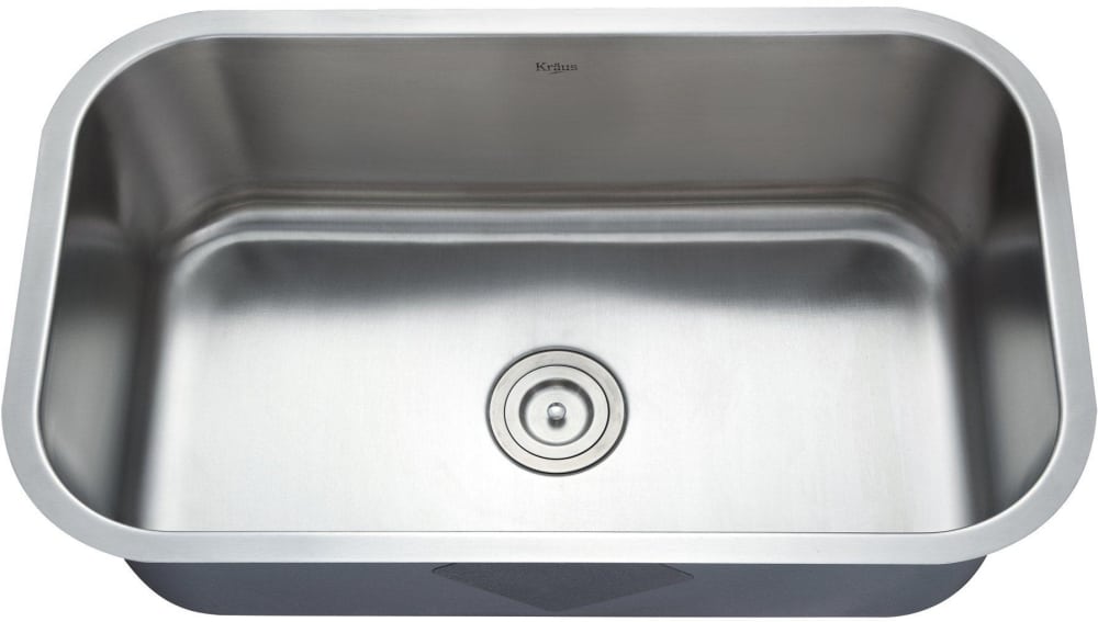 Kraus KBU14KPF2170SD20 31 1/2 Inch Undermount Single Bowl Stainless