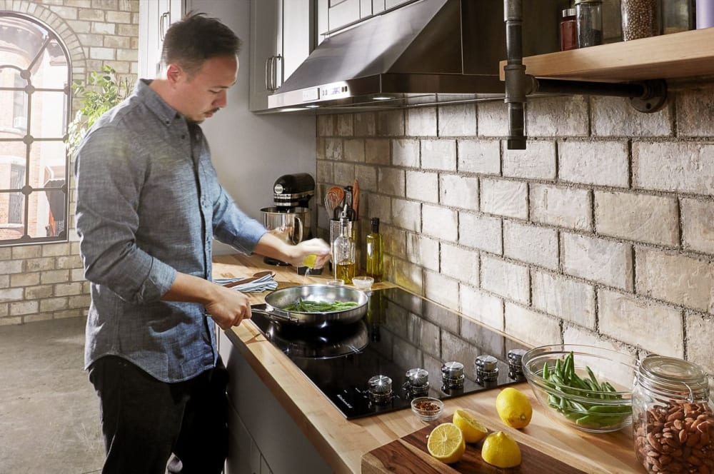 KitchenAid KCES550HBL 30 Inch Electric Cooktop with 5 Elements, Glass