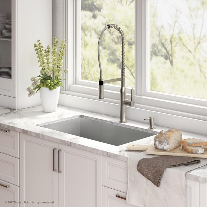 Kraus KHU32165041SS 31 Inch Undermount Kitchen Sink and Commercial