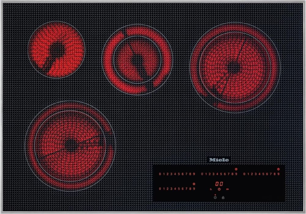 Miele KM5840240 30 Inch Electric Cooktop with 4 Elements, Glass Ceramic