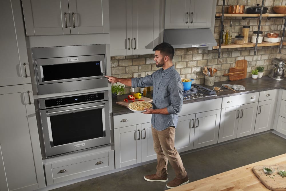 KitchenAid KMBT5511KSS 30 Inch BuiltIn Microwave with 1.1 Cu. Ft