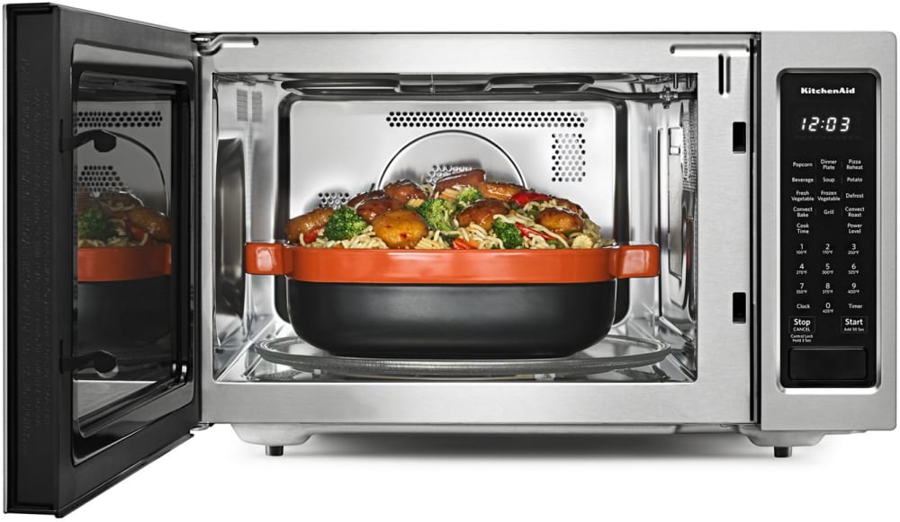 KitchenAid KMCC5015GSS 22 Inch Countertop Convection Microwave Oven