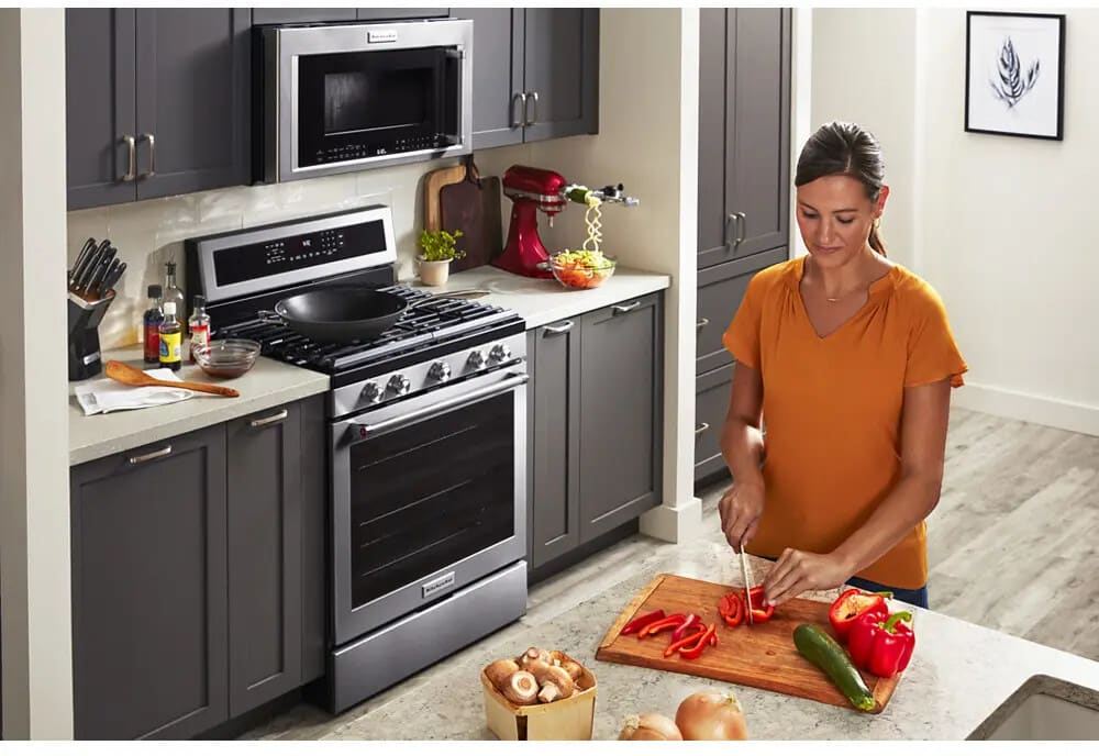 KitchenAid KMHC319ESS 30 Inch OvertheRange Microwave Oven with 1.9 cu