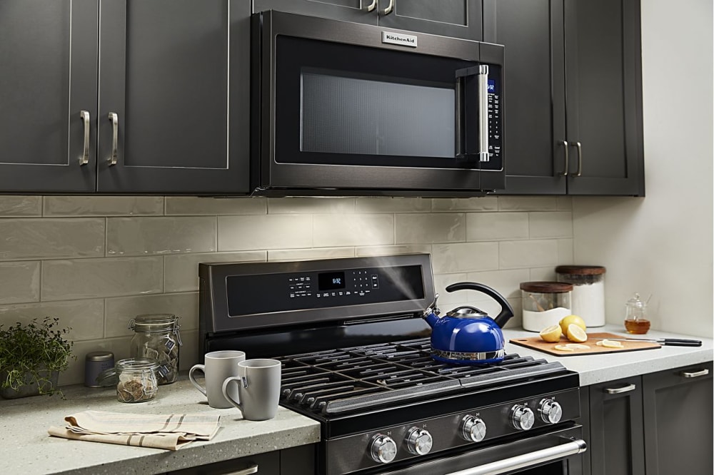 KitchenAid KMHS120EBS 30 Inch OvertheRange Microwave Hood Combination