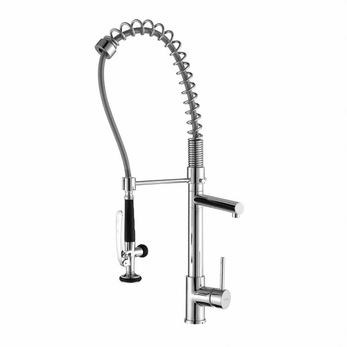 Kraus KPF1602 Single Handle Chrome Pull Down Commercial ...