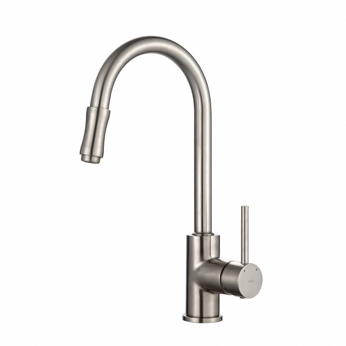 Kraus KPF1622SN Single Handle Pull Down Kitchen Faucet with Dual