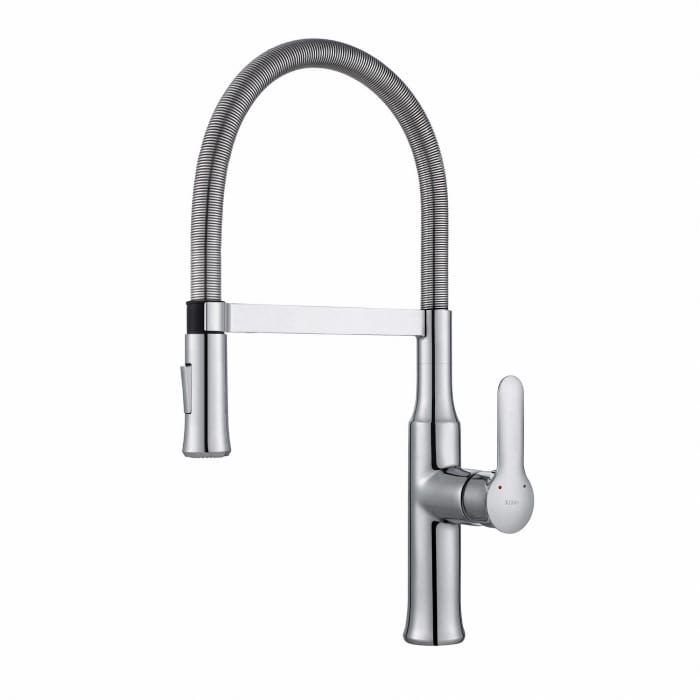 Kraus KPF1640CH Single Handle Flex Commercial Style Kitchen Faucet
