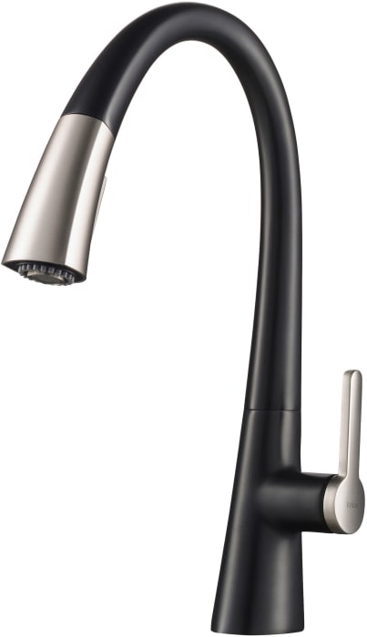 Kraus Kpf1673sfsmb Dual Function Pull Down Kitchen Faucet With All Brite Spot Free Finish Dual Function Spray And Reach Pull Down Technology Spot Free Stainless Steel Matte Black