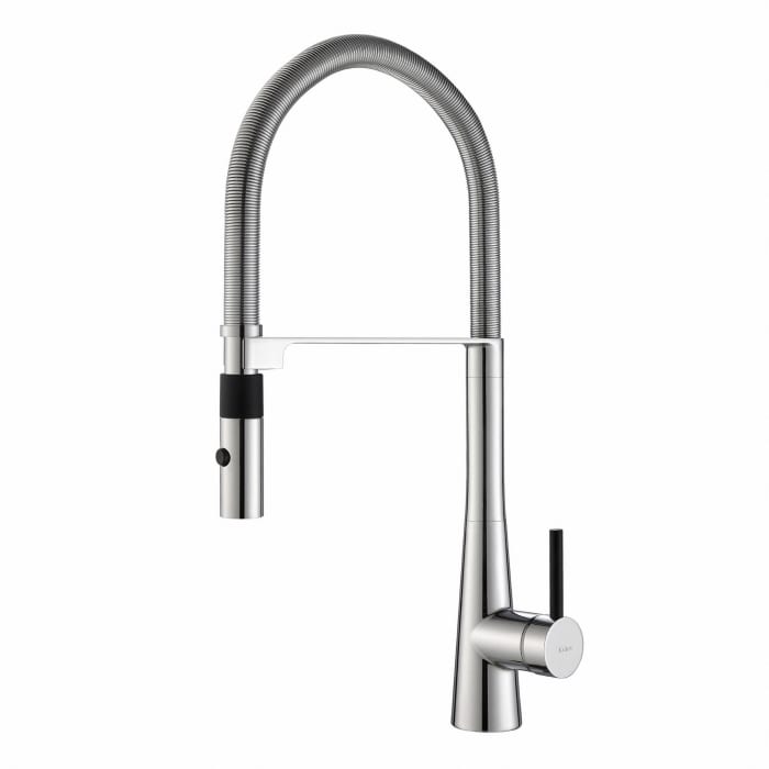 Kraus KPF2730CH Single Handle Flex Commercial Style Kitchen Faucet