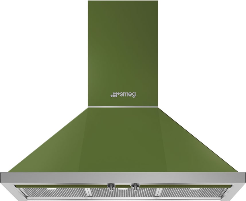 niconicogappy86205★三越家具 COUNRY HOUSE Smeg KPF36UOG 36 Inch Wall Mount Chimney Hood with