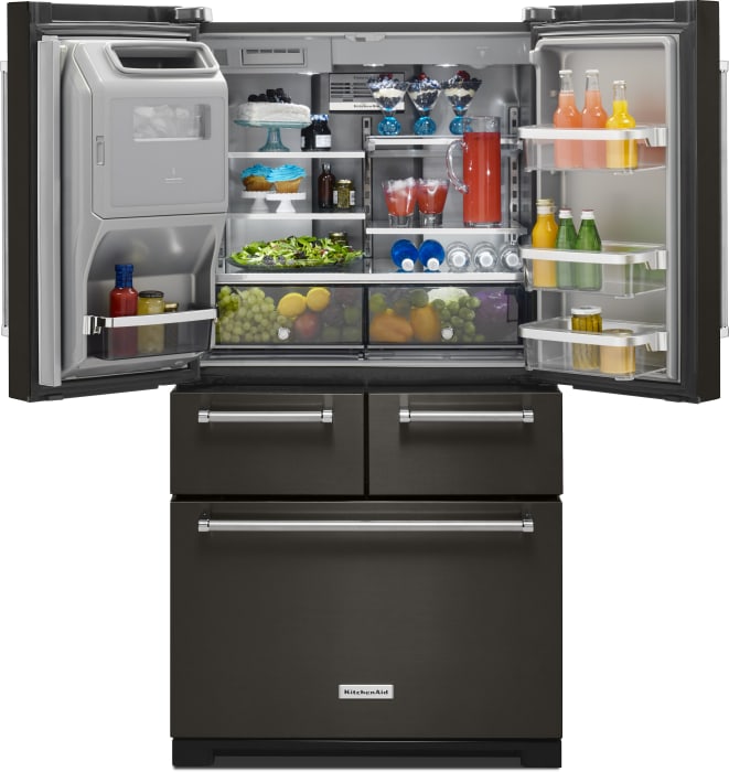 KitchenAid KRMF706EBS 36 Inch Freestanding 5Door French Door