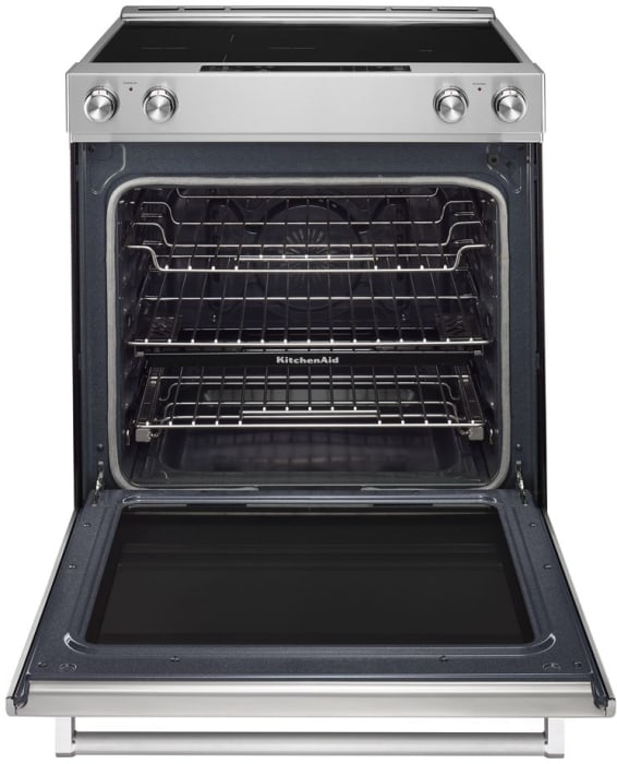 KitchenAid KSEB900ESS 30 Inch SlideIn Electric Range with 5 Elements