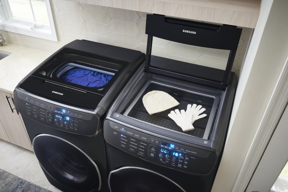 Samsung WV55M9600AV 27 Inch FlexWash Smart Washer with 5.5 Cu. Ft