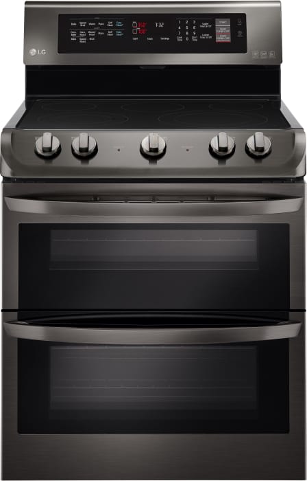 LG LTG4715ST: 6.9 cu. ft. Smart wi-fi Enabled Gas Double Oven Slide-In Range  with ProBake Convection® and EasyClean®