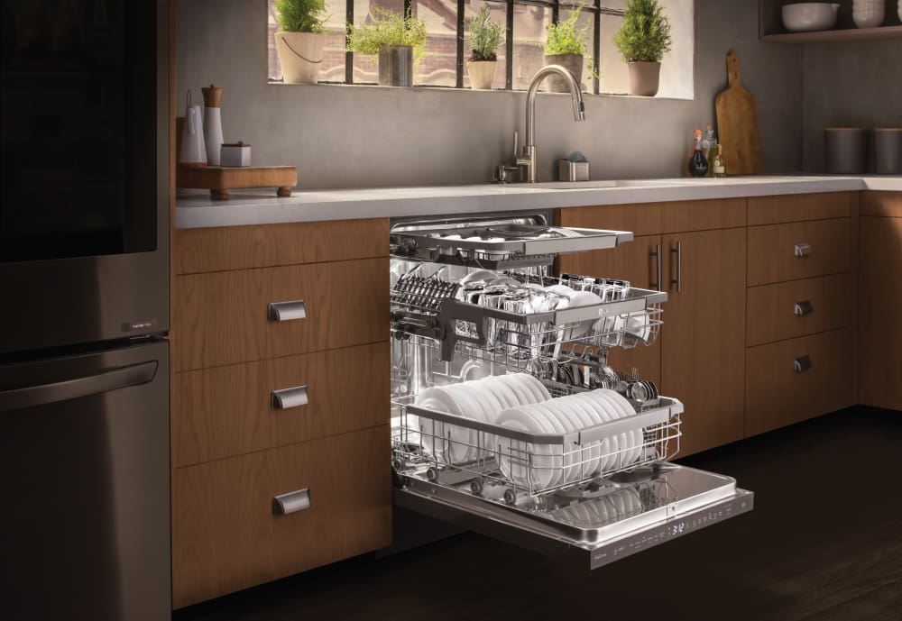 LG LDP6797BD 24 Inch Fully Integrated QuadWash™ Smart Dishwasher with