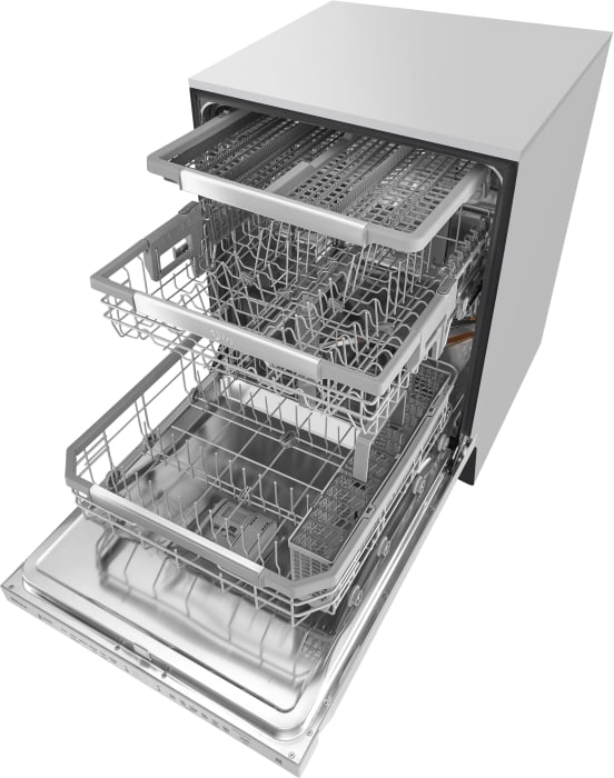 LG LDP6797ST 24 Inch Fully Integrated QuadWash™ Smart Dishwasher with