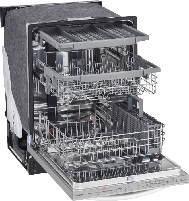 LG LDTS5552S 24 Inch Fully Integrated Smart Dishwasher with 15 Place ...