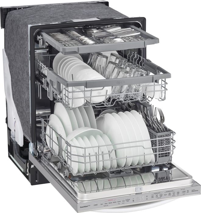 LG LDTS5552S 24 Inch Fully Integrated Smart Dishwasher with 15 Place