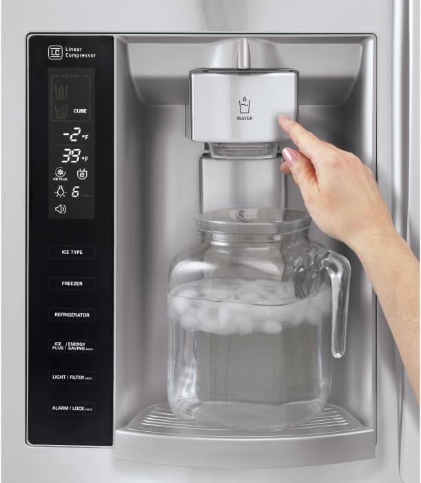 LG LFX28968ST 36 Inch French Door Refrigerator with Slim SpacePlus® Ice