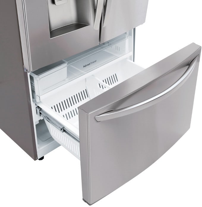 LG LFXC22526S 36 Inch Counter Depth Smart French Door Refrigerator with