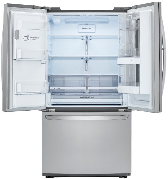 LG LFXC22596S 36 Inch Smart Counter Depth French Door Refrigerator with