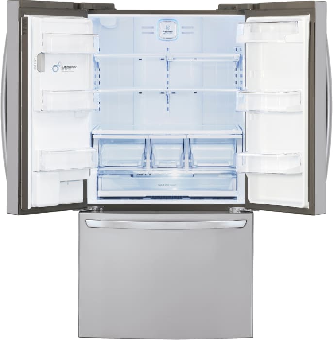 LG LFXS29626S 36 Inch French Door Refrigerator with Smart Cooling ...