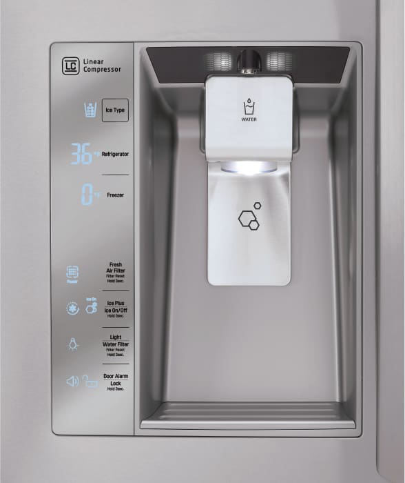 LG LFXS32766S 36 Inch French Door Refrigerator with DoorinDoor®, Dual