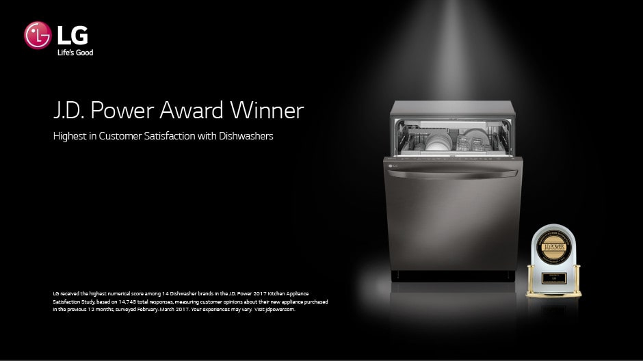 LG LDF5545ST 24 Inch Full Console BuiltIn Dishwasher with 15 Place Setting Capacity, 9 Wash